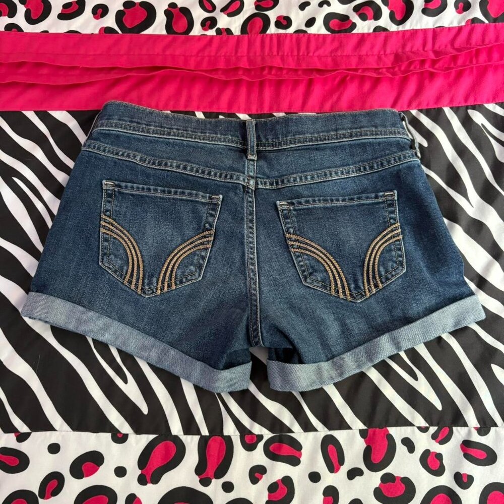 Y2K Hollister Low Rise Midi Jean Shorts